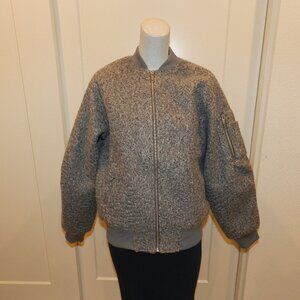 H&M Divided Women’s Coated Varsity Bomber Jacket Winter Size XXS